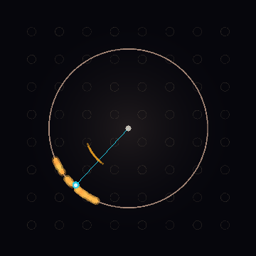 Chorus's silicon badge — a Kuramoto phase wheel, the ring phases clustered into synchrony