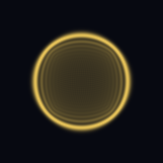 a 2-D circular light-cone wavefront